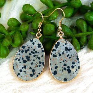 NWT  BOUTIQUE    STARDUST WAY NATURAL TEARDROP EARRINGS   - PERFECT for FALL!!